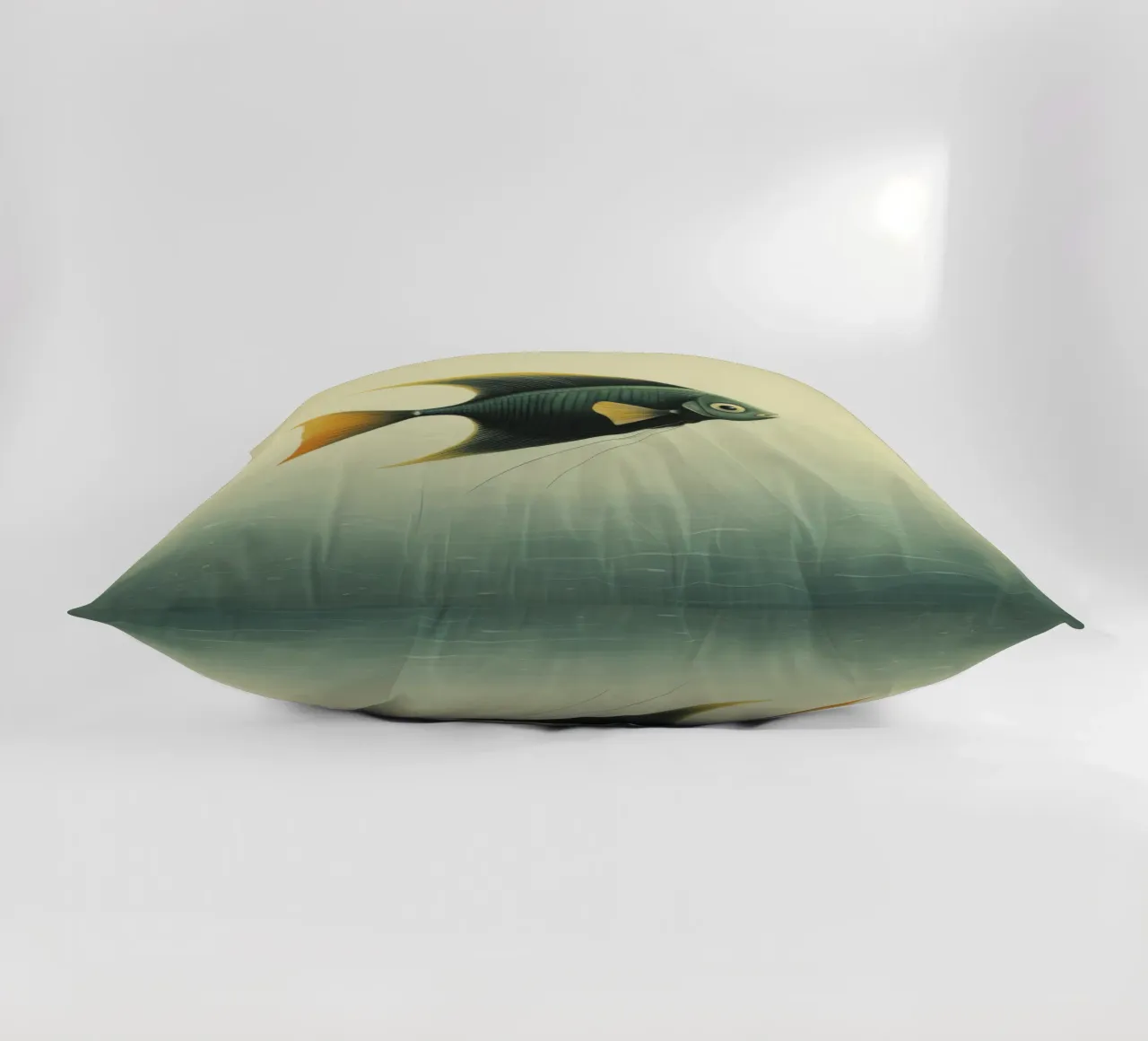 Pesce angelo minimo 4 cuscino da Minimal Animal Art
