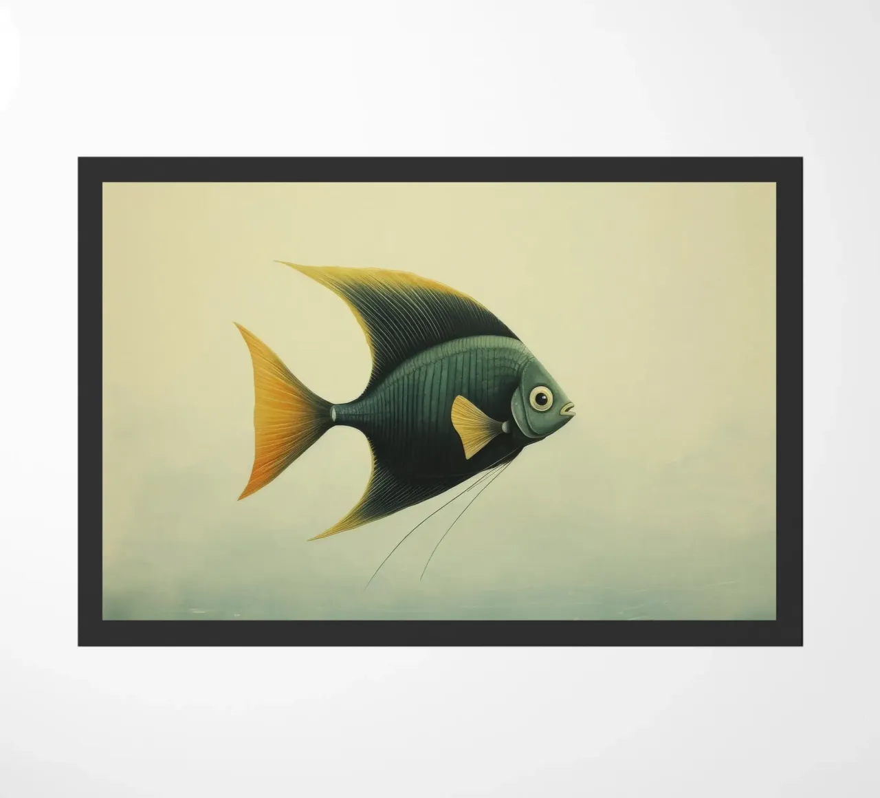 Pesce angelo minimo 4 zerbino da Minimal Animal Art
