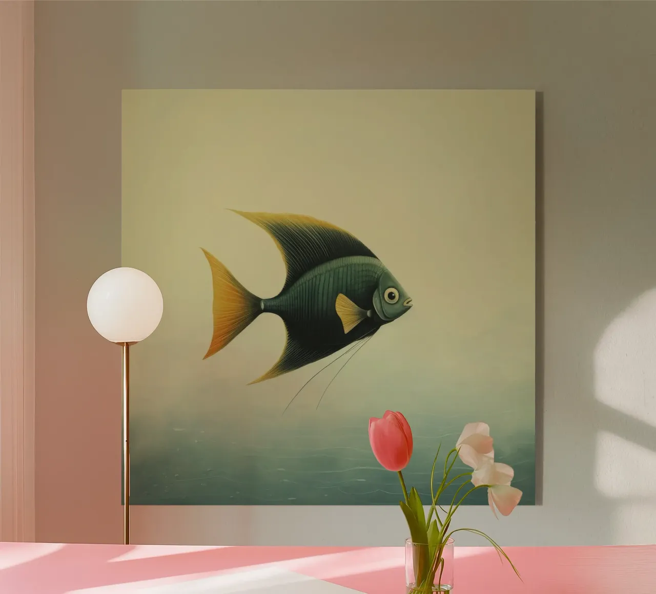 Minimo Angelfish plexiglass da Minimal Animal Art