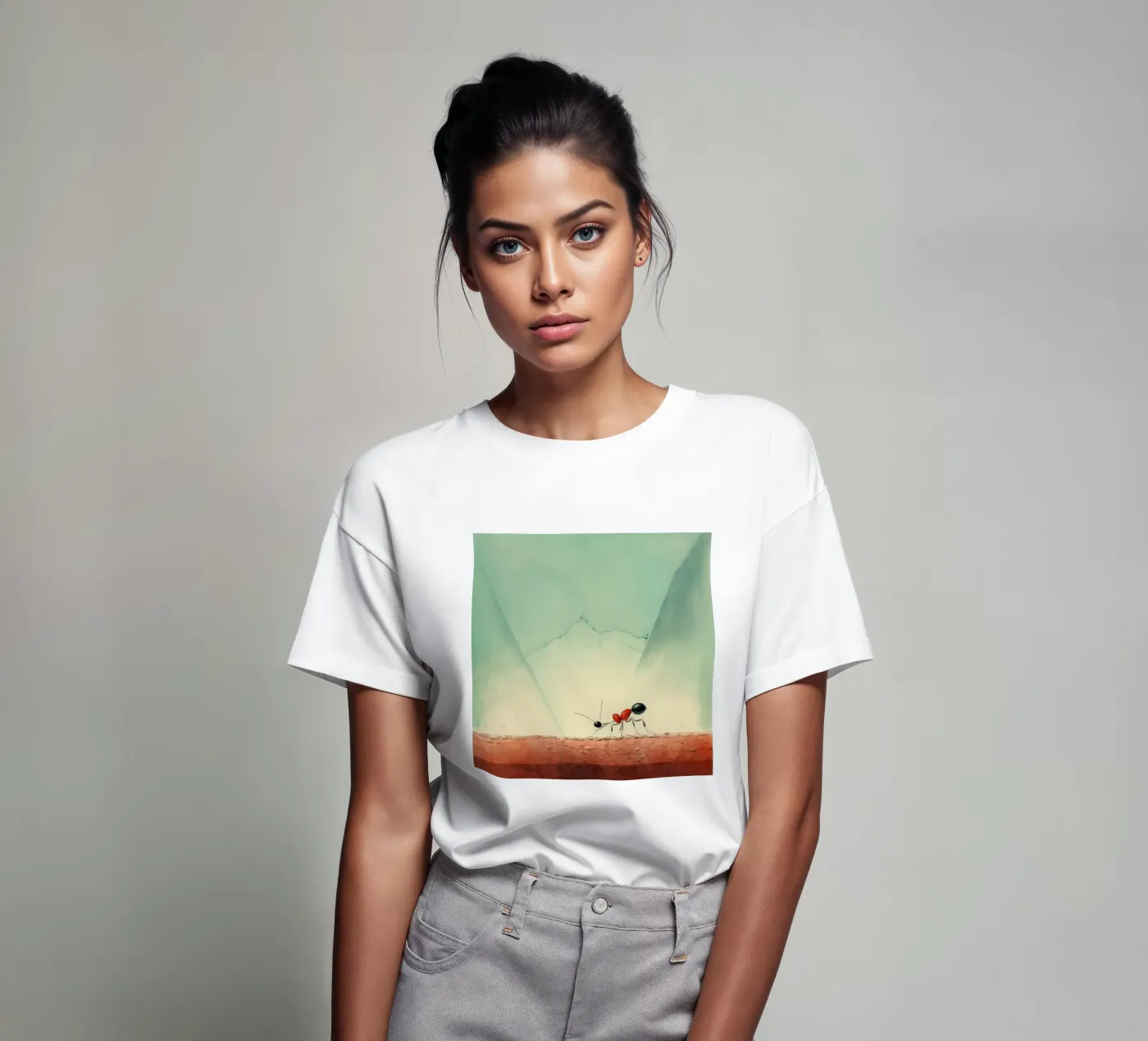 Minimo Ant t-shirt da Minimal Animal Art