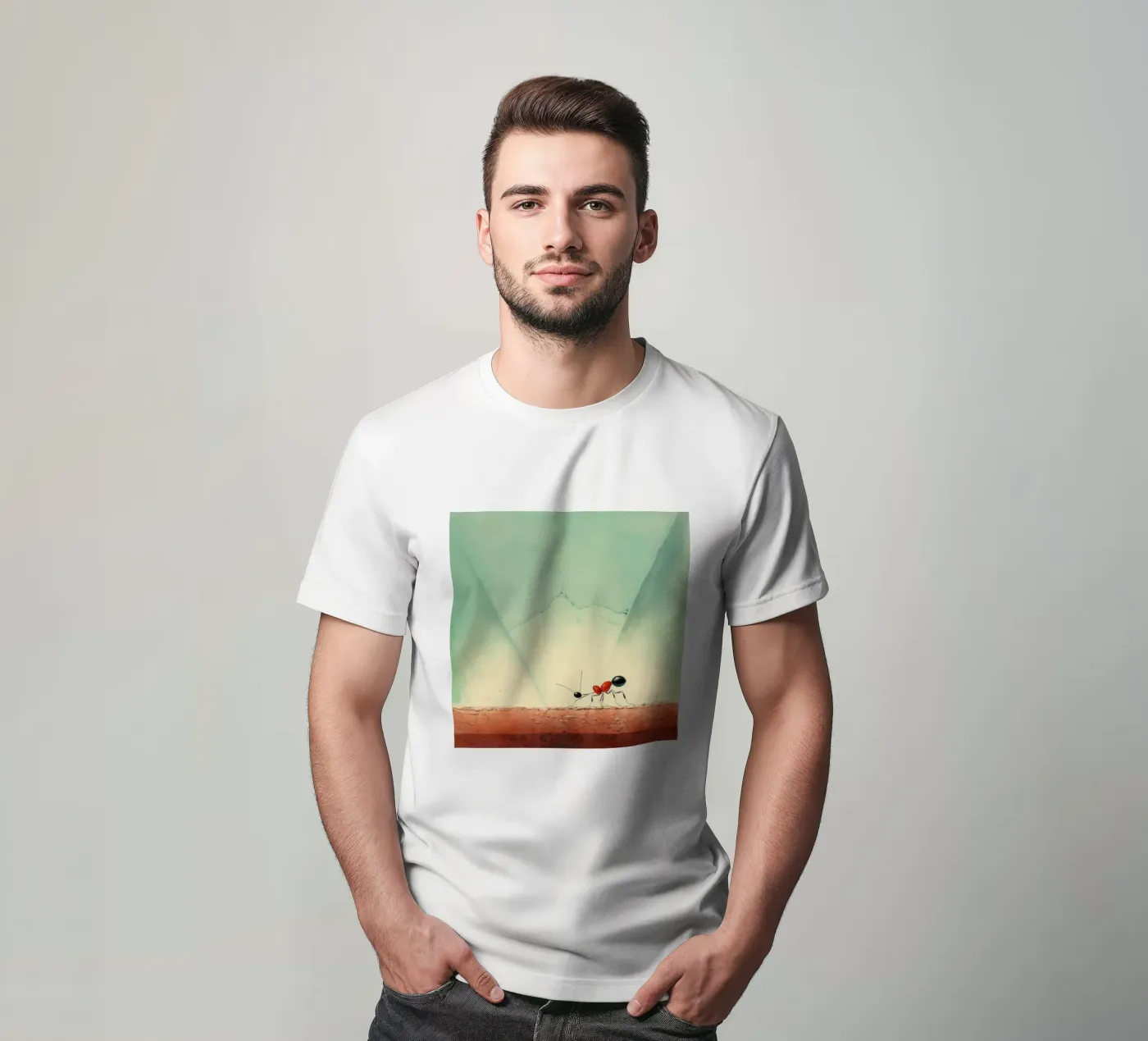 Minimo Ant t-shirt da Minimal Animal Art