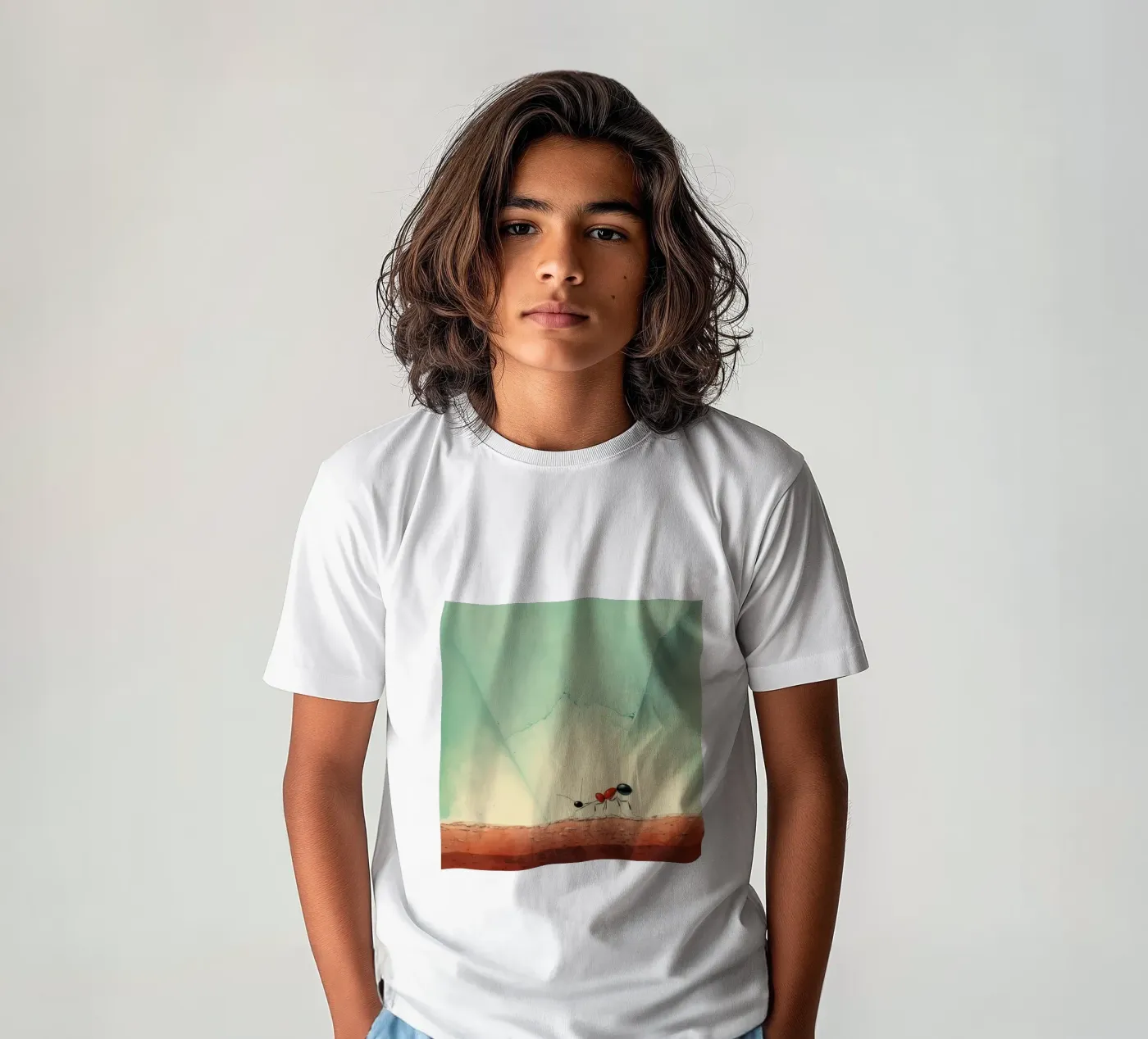 Minimo Ant t-shirt bambini da Minimal Animal Art