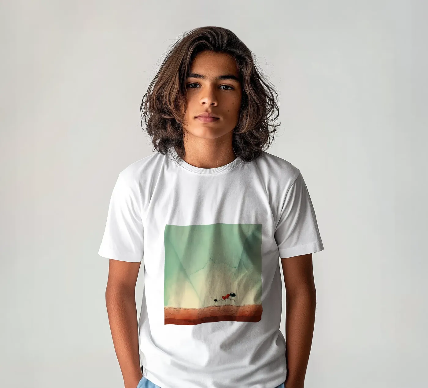 Minimo Ant t-shirt bambini da Minimal Animal Art