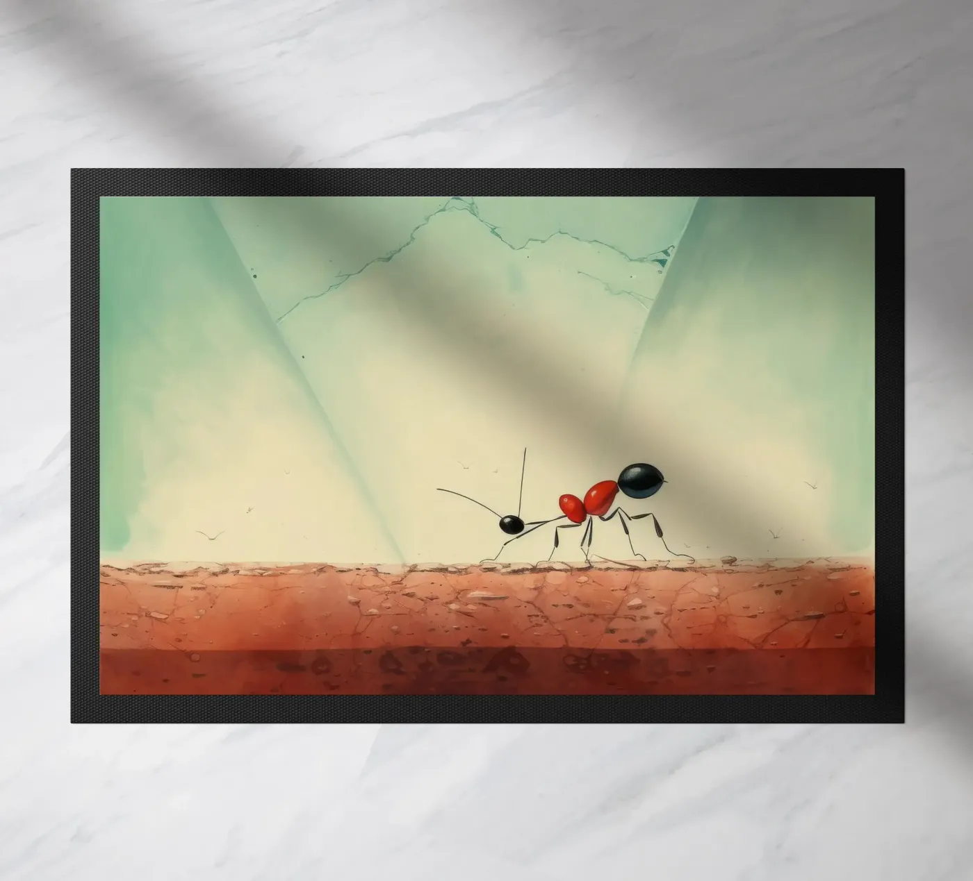 Minimum Ant Fußmatte von Minimal Animal Art