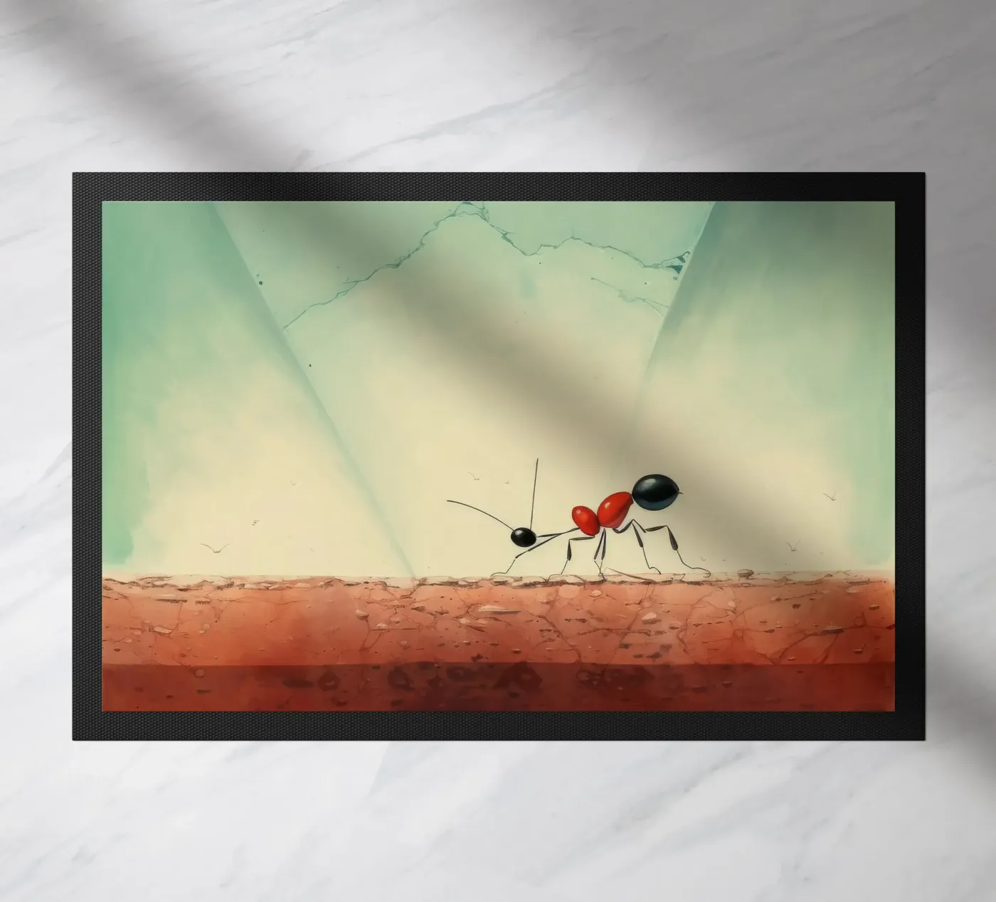 Minimum Ant doormat by Minimal Animal Art