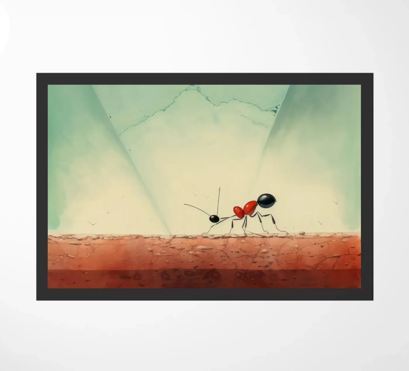 Minimum Ant Fußmatte von Minimal Animal Art