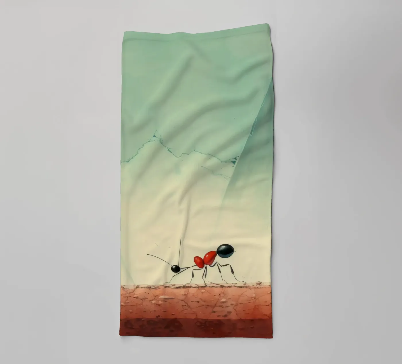 Minimum Ant towel by Minimal Animal Art