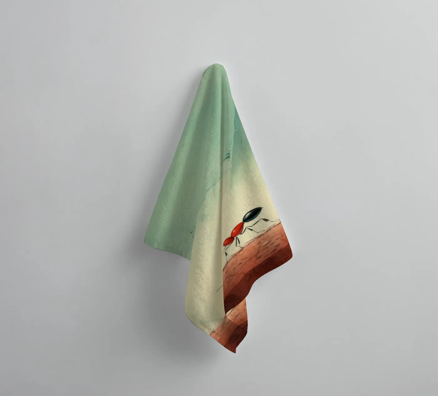 Minimum Ant towel by Minimal Animal Art