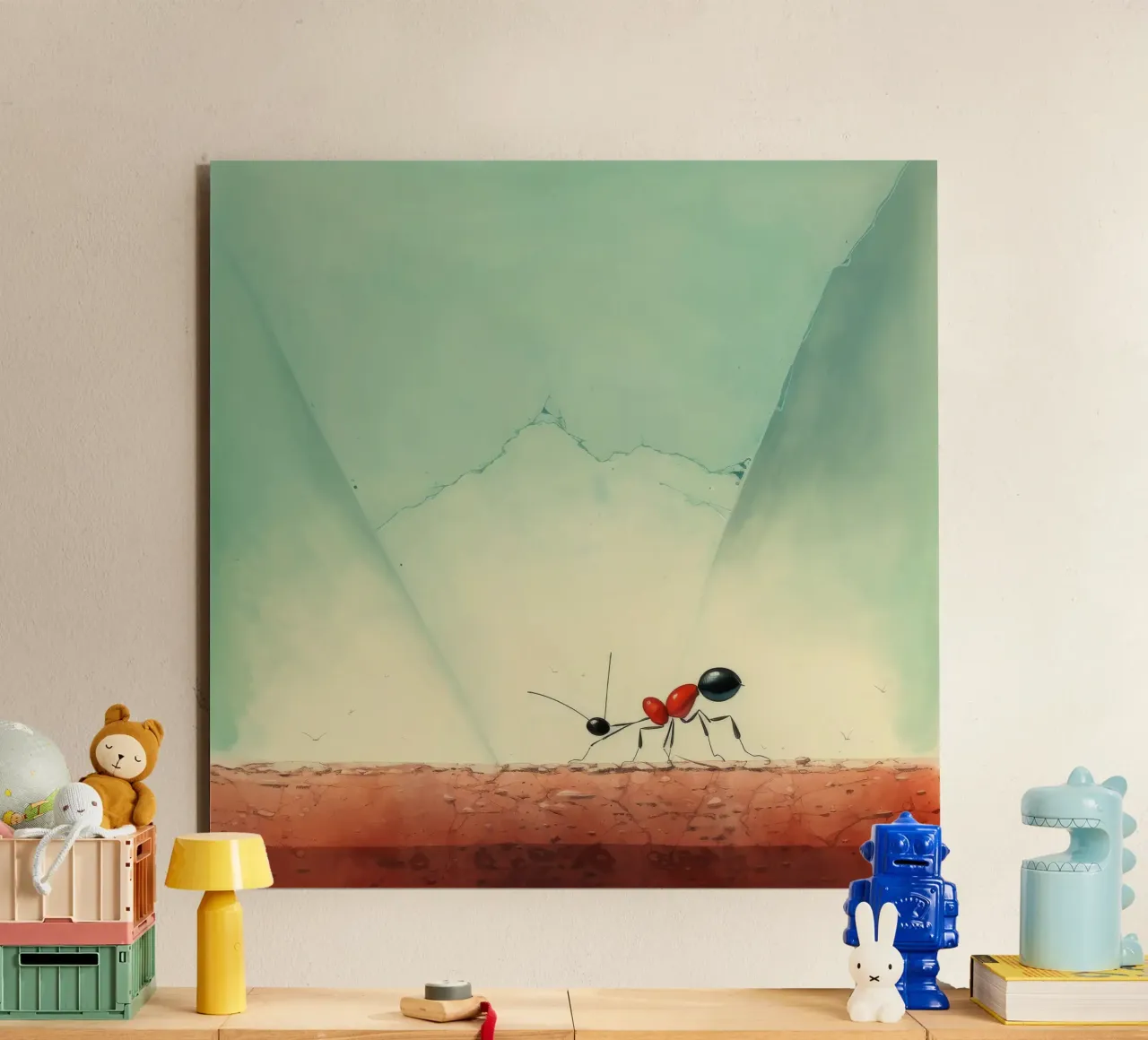 Minimum Ant forex plate by Minimal Animal Art