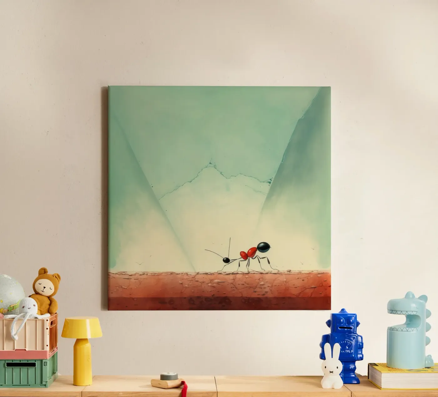 Minimo Ant tela da Minimal Animal Art