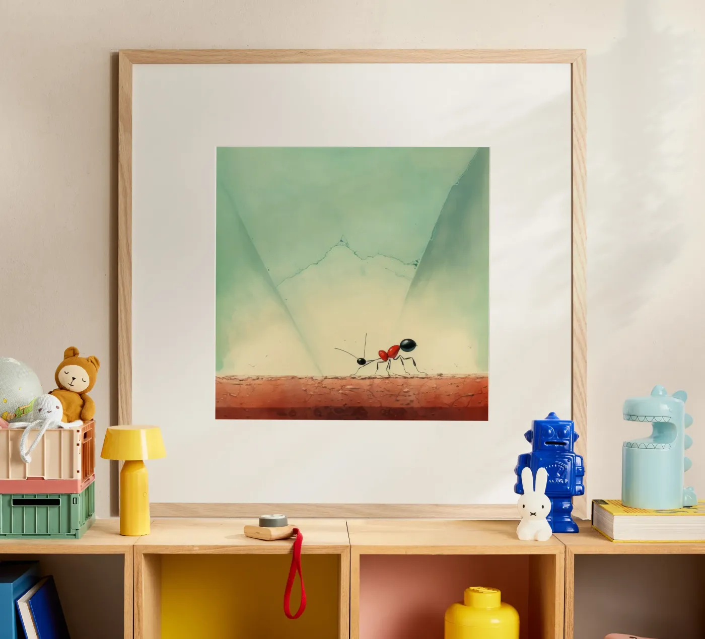 Minimum Ant poster da Minimal Animal Art