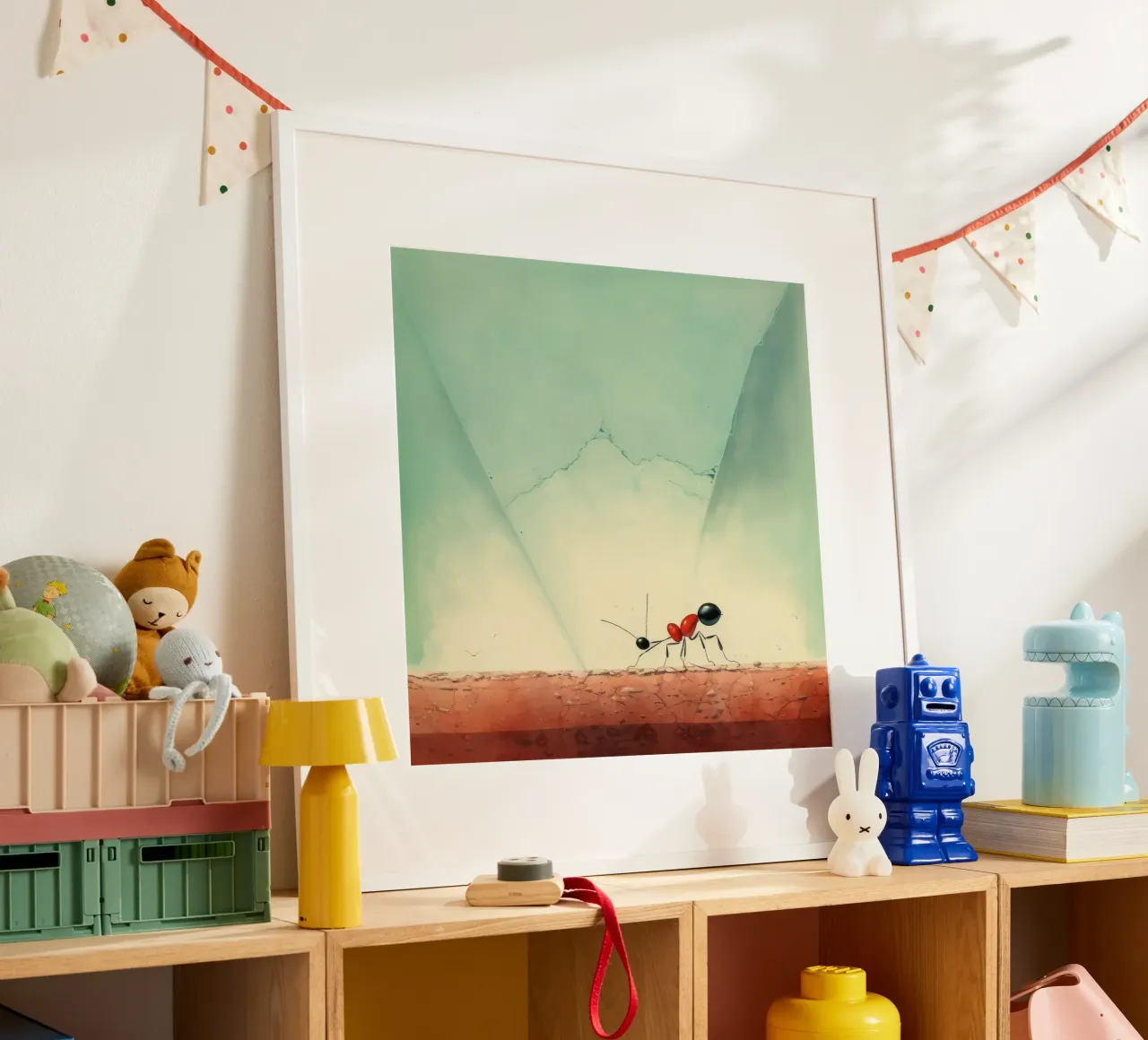 Minimal Ant 2 poster by Minimal Animal Art