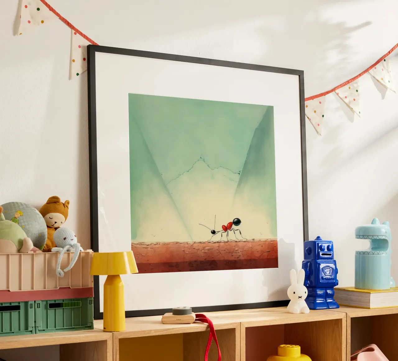 Minimum Ant poster by Minimal Animal Art