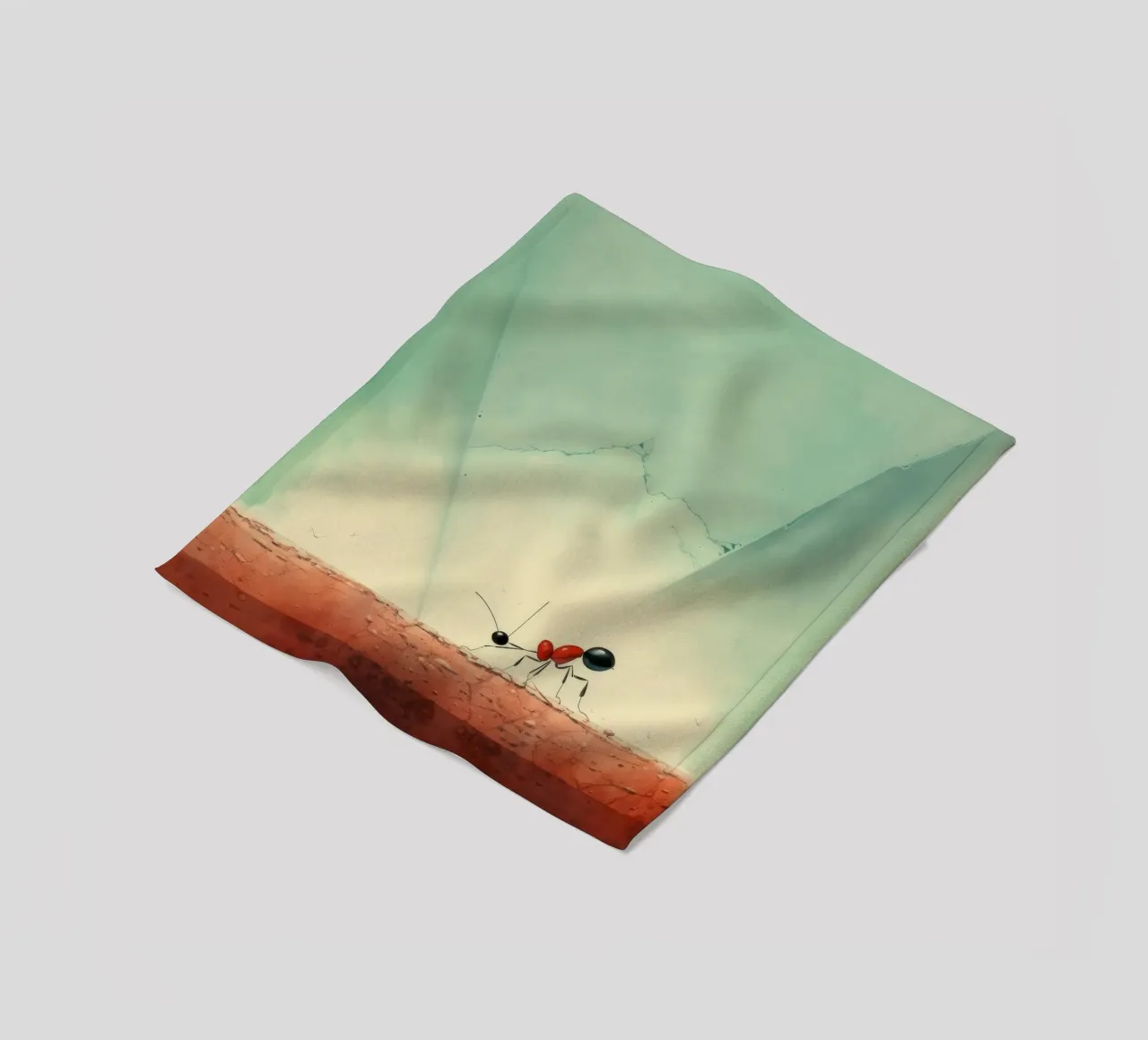 Minimaal Ant fleecedeken van Minimal Animal Art