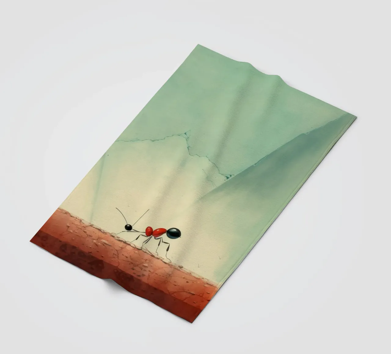 Minimaal Ant fleecedeken van Minimal Animal Art