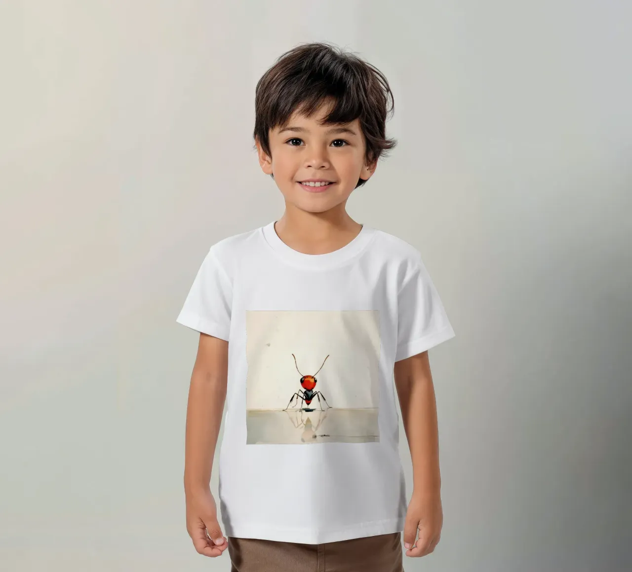 Minimum Ant t-shirt bambini da Minimal Animal Art