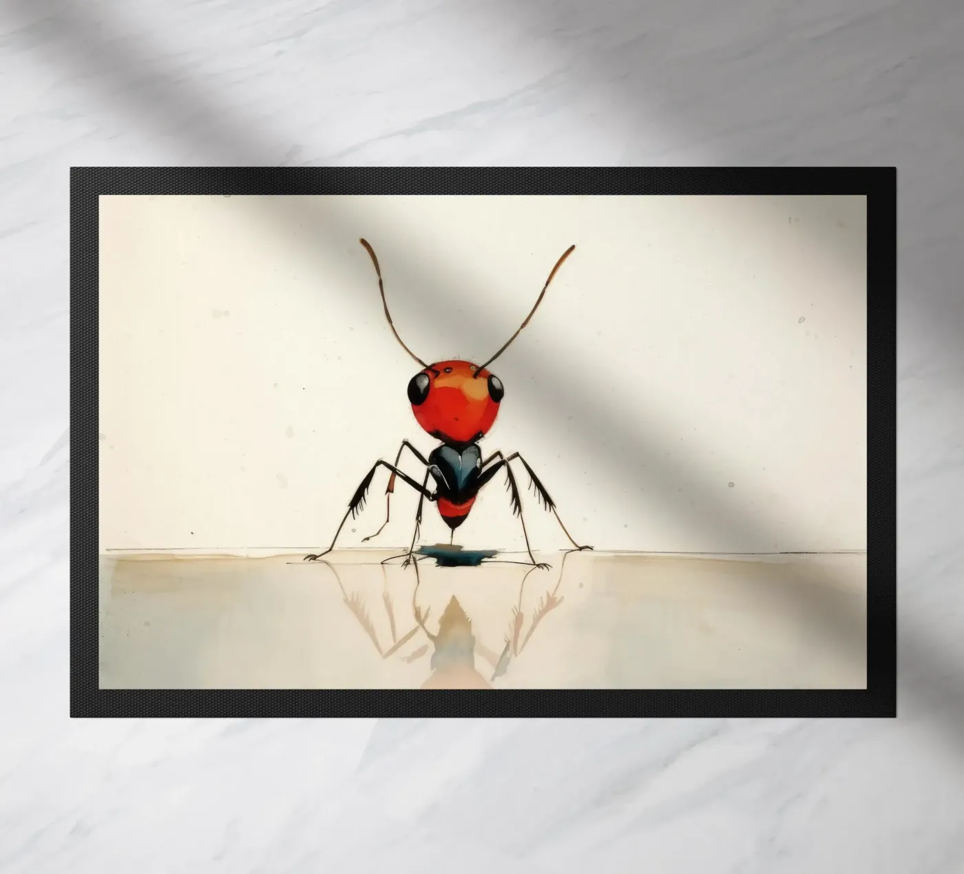 Minimum Ant doormat by Minimal Animal Art