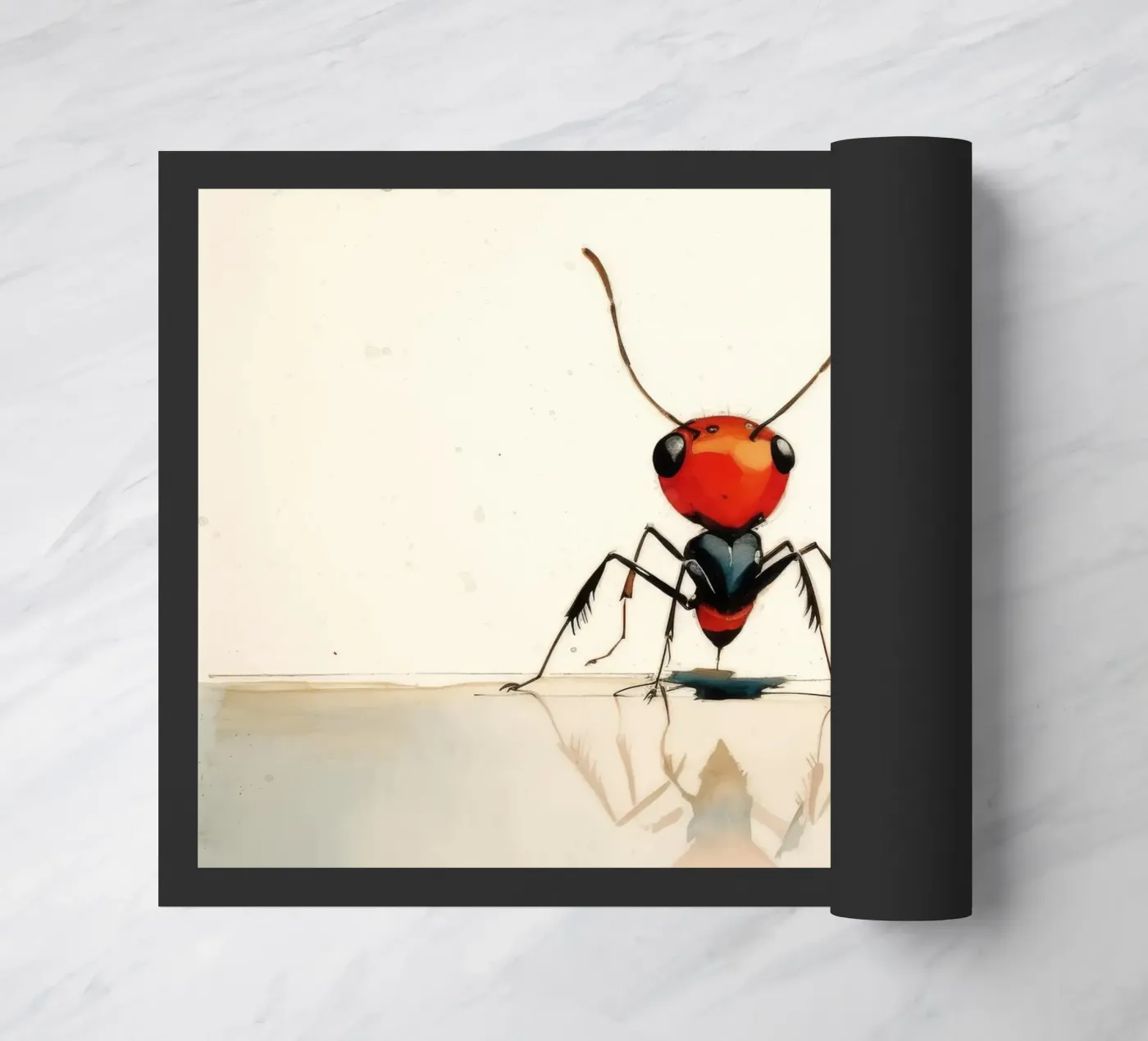 Minimum Ant doormat by Minimal Animal Art
