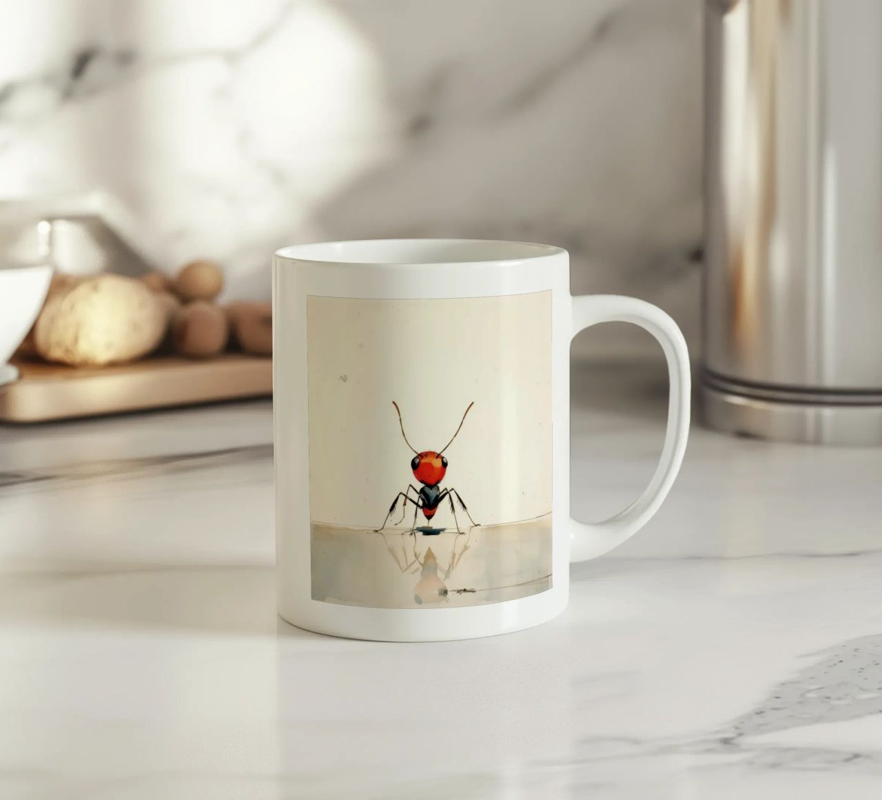Formica minima 3 tazza in ceramica da Minimal Animal Art