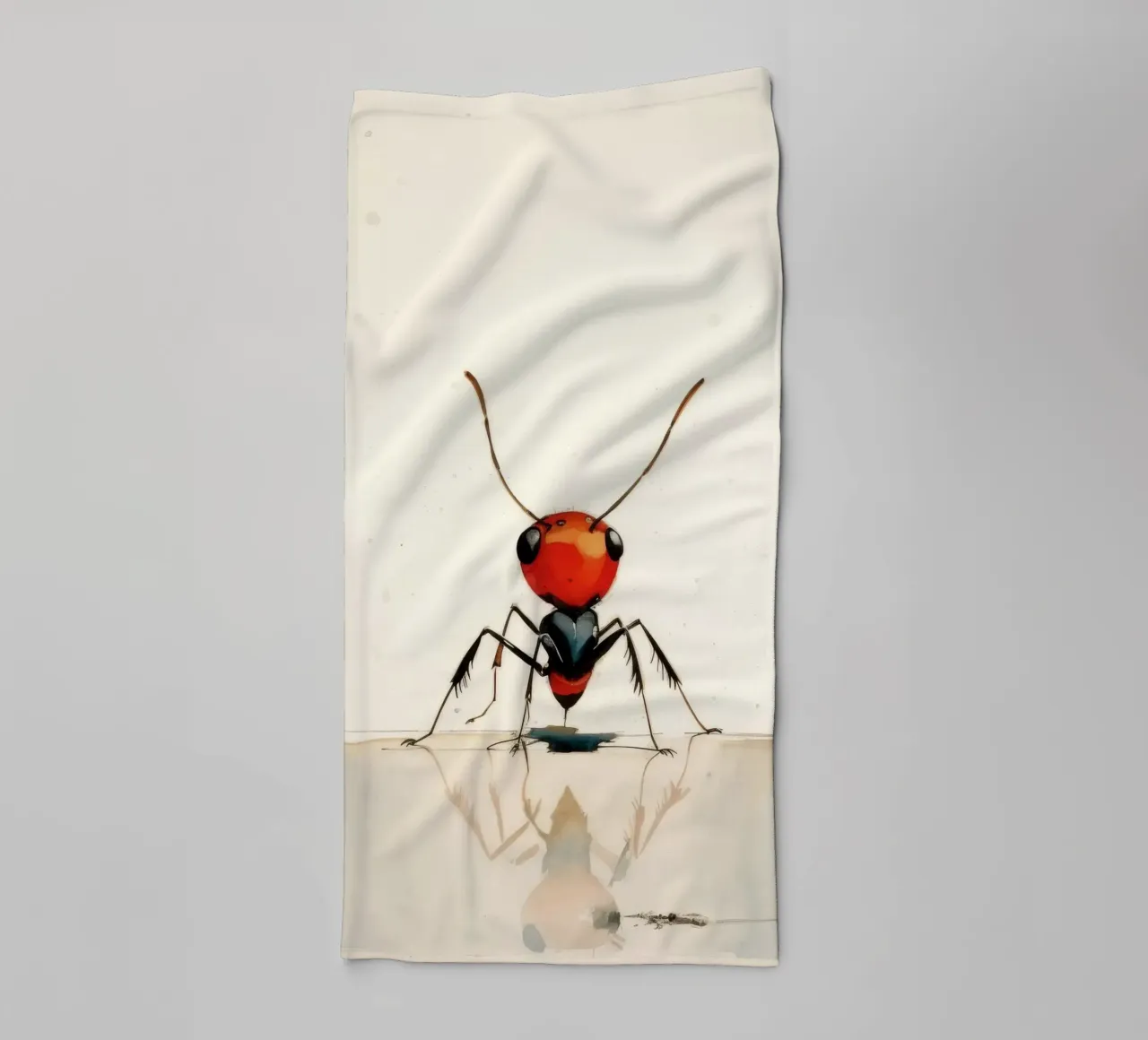 Minimaal Ant badhanddoek van Minimal Animal Art