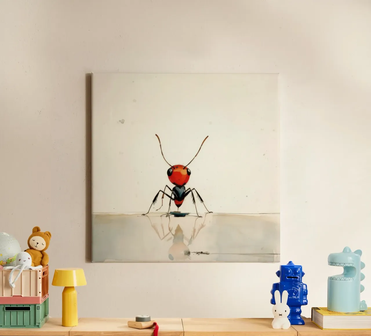 Minimo Ant tela da Minimal Animal Art
