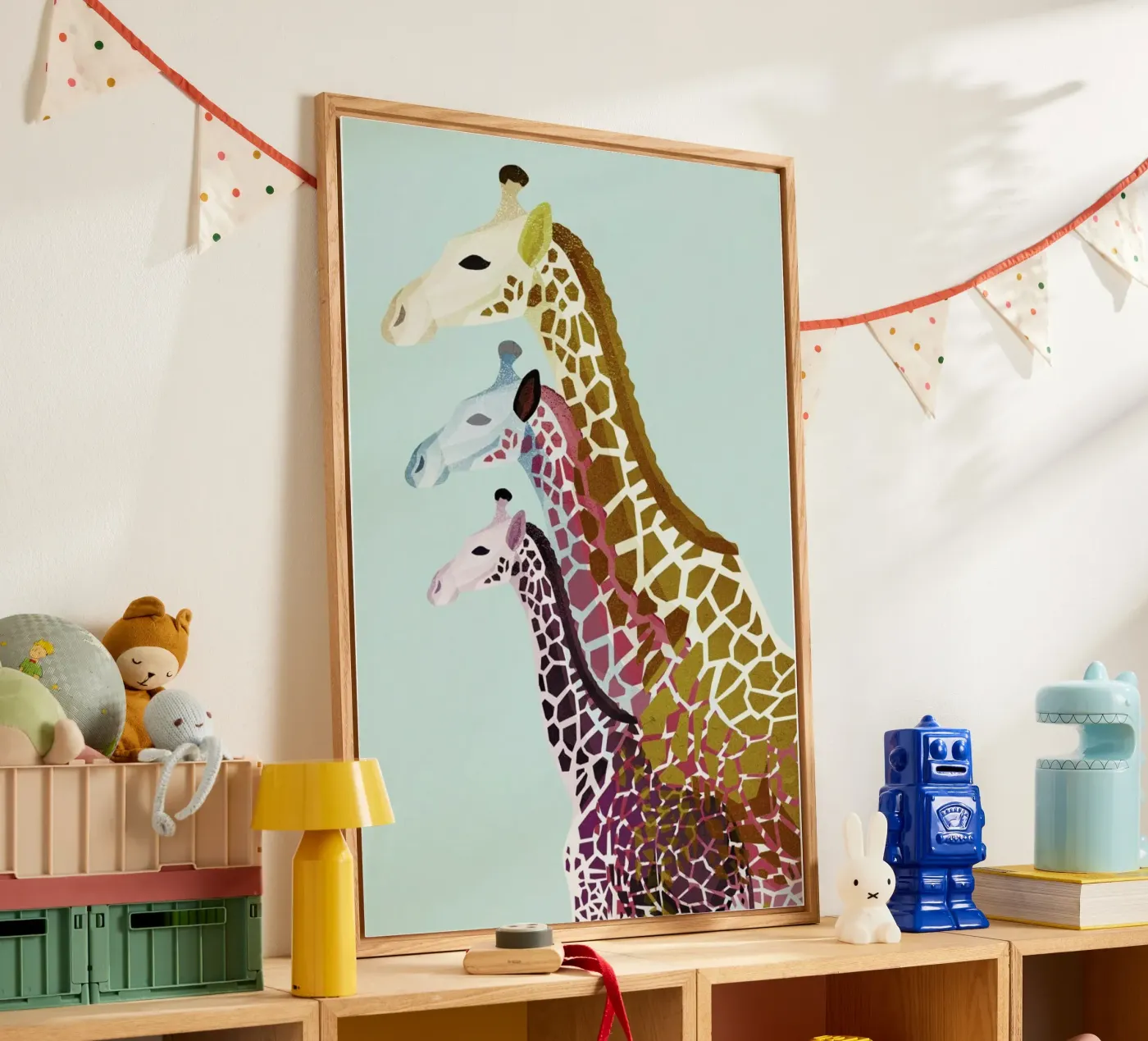 Giraffes Mint Acryl-Glas von Goed Blauw