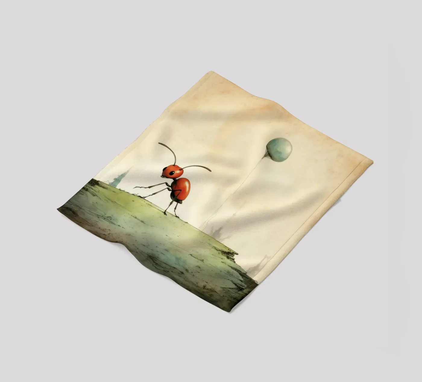 Minimum Ant Fleecedecke von Minimal Animal Art