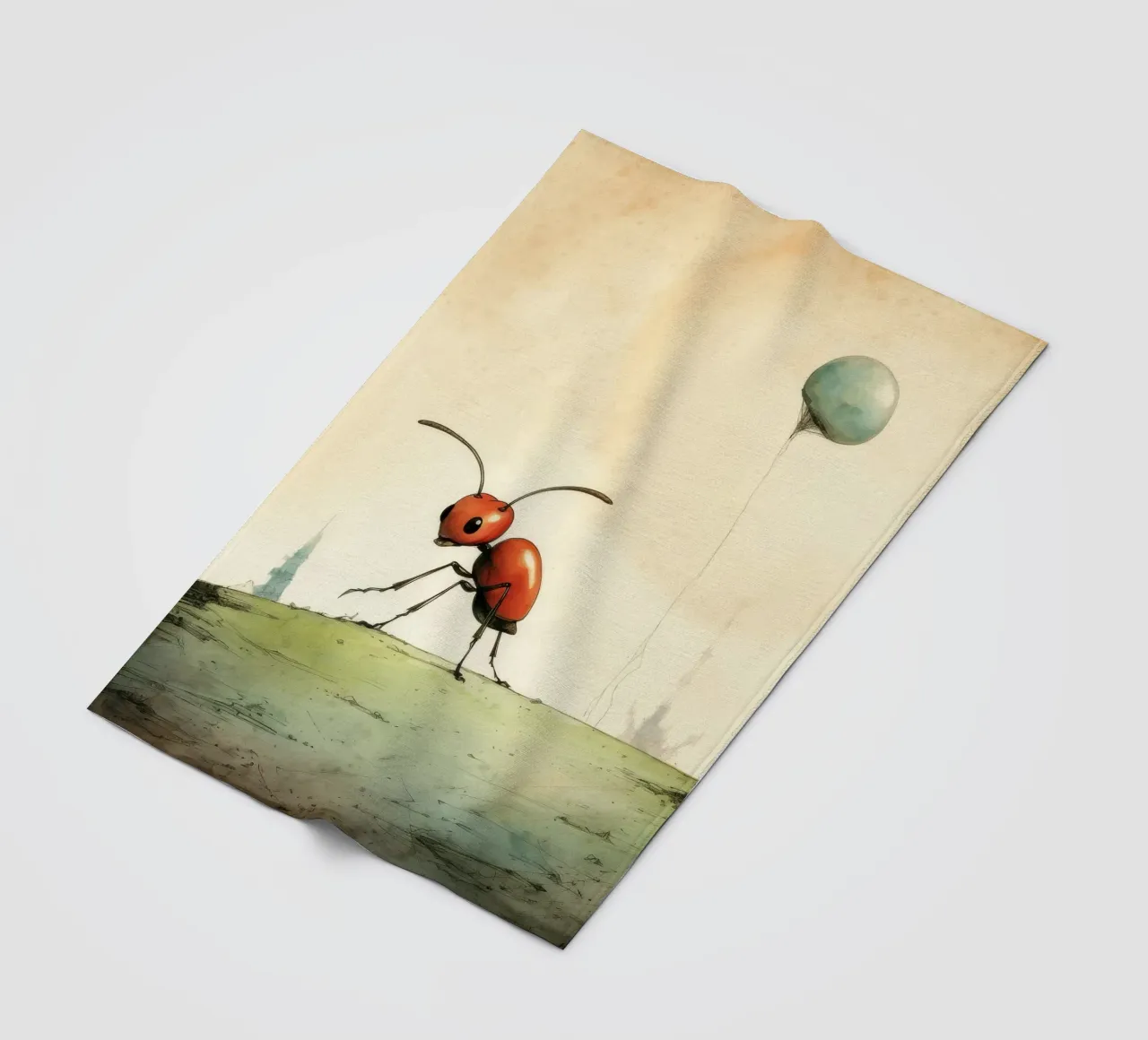 Minimal Ant Fleecedecke von Minimal Animal Art