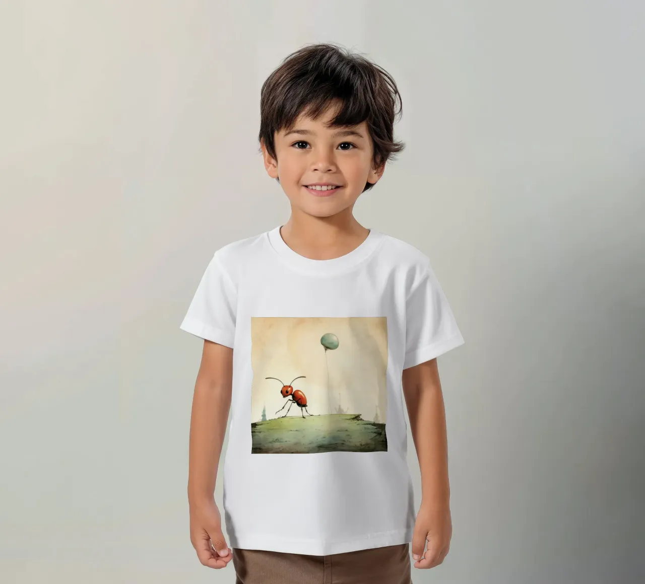 Minimum Ant t-shirt bambini da Minimal Animal Art