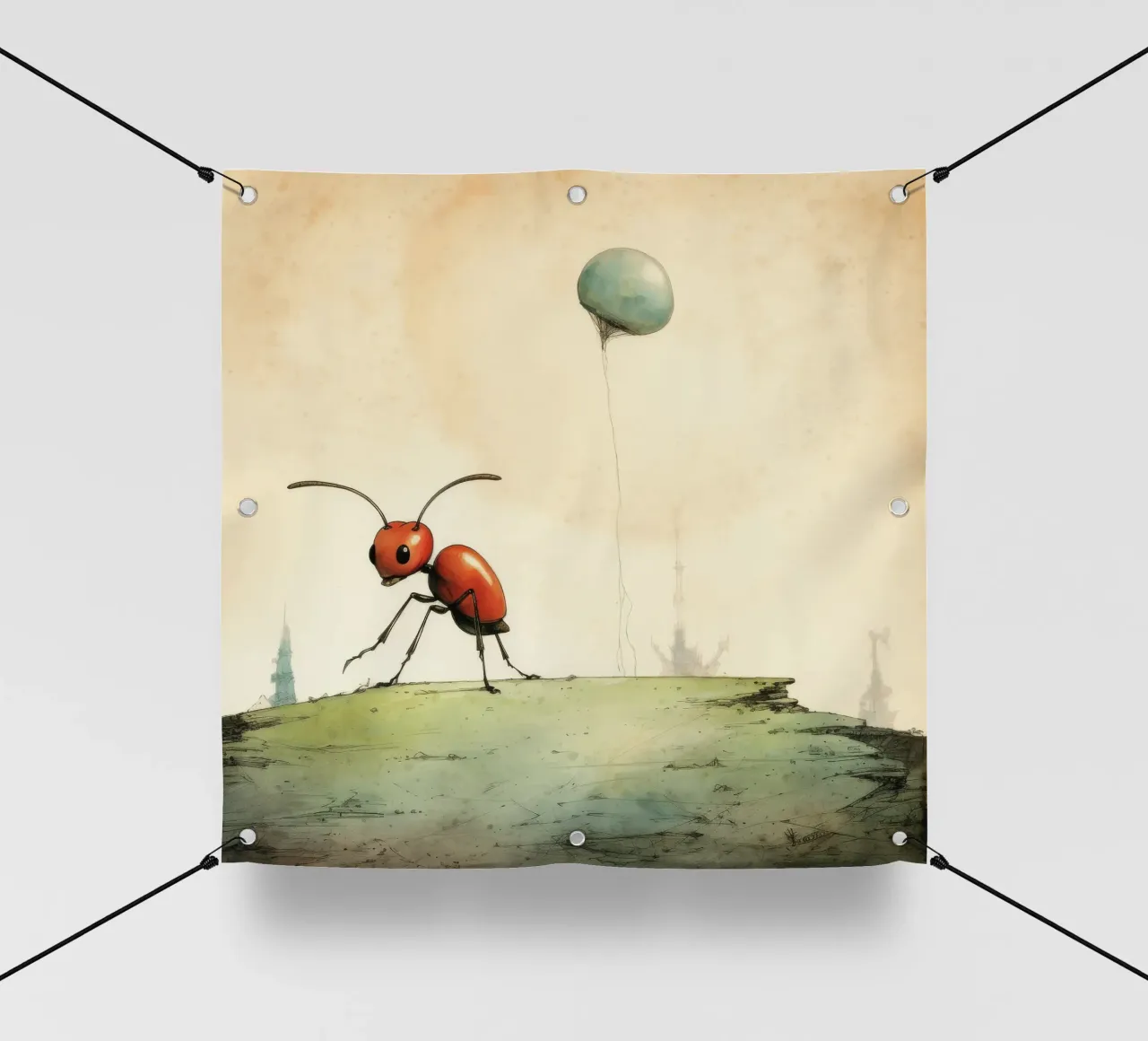 Formica minima 4 telo in pvc da Minimal Animal Art