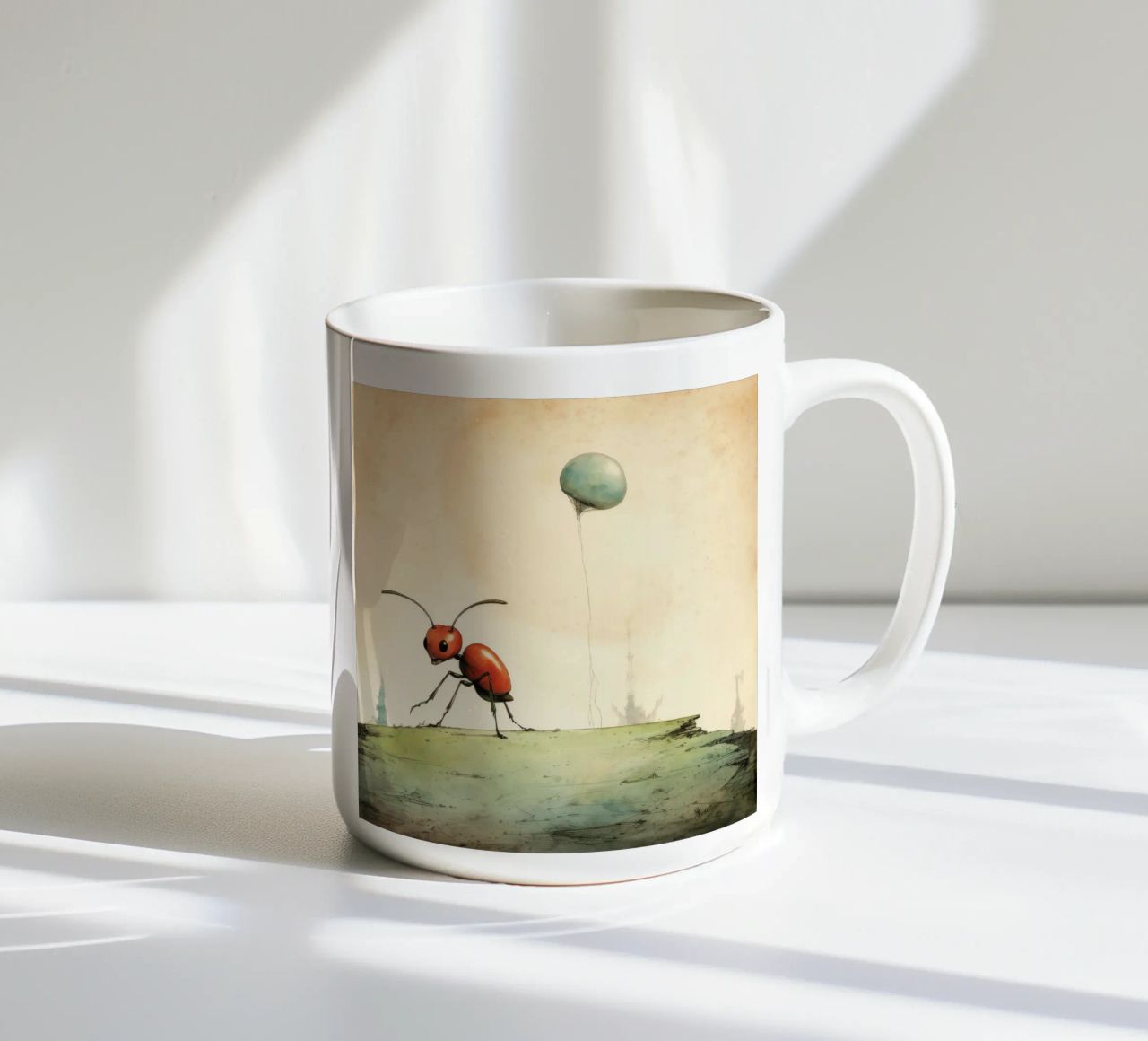 Formica minima 4 tazza in ceramica da Minimal Animal Art