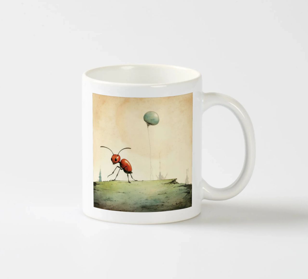 Formica minima 4 tazza in ceramica da Minimal Animal Art