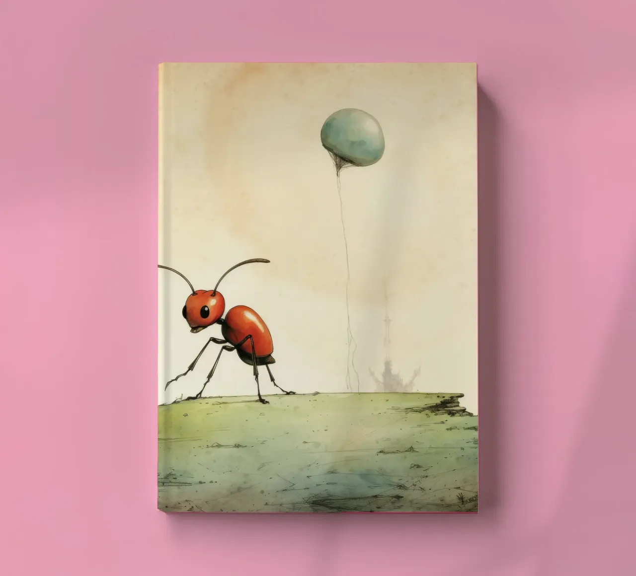 Minimal Ant 4 notebook by Minimal Animal Art