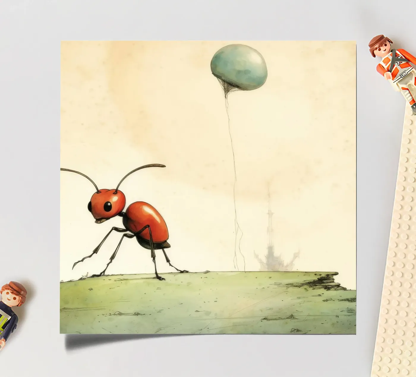 Minimum Ant Stickerbogen von Minimal Animal Art