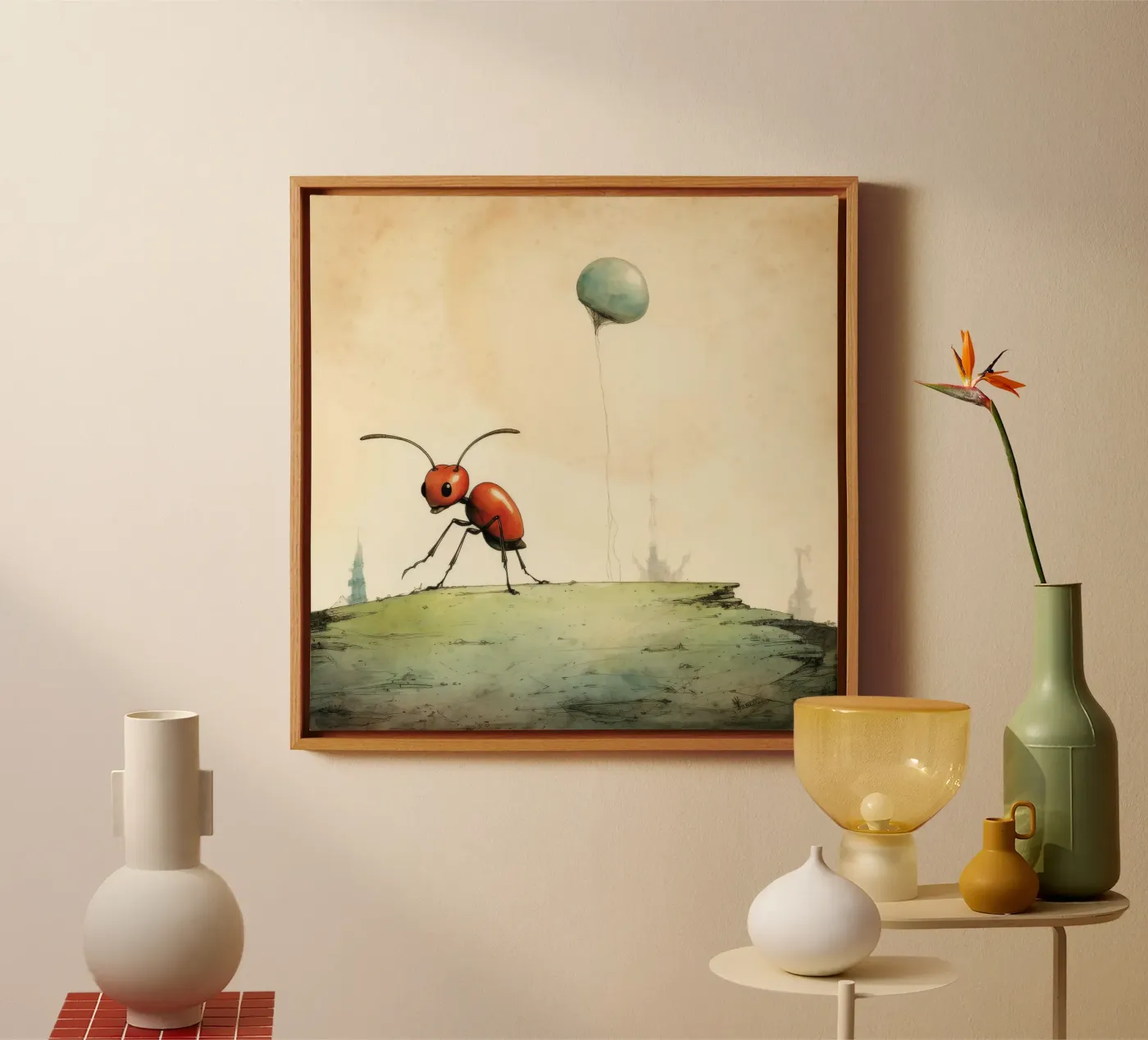 Minimo Ant tela da Minimal Animal Art