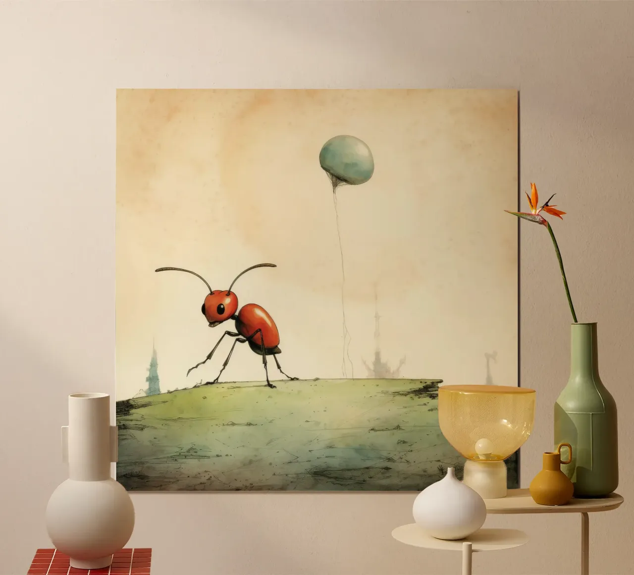 Formica minima 4 poster da Minimal Animal Art