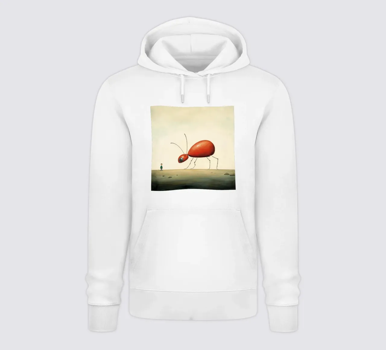 Minimo Ant 1 felpa con cappuccio da Minimal Animal Art