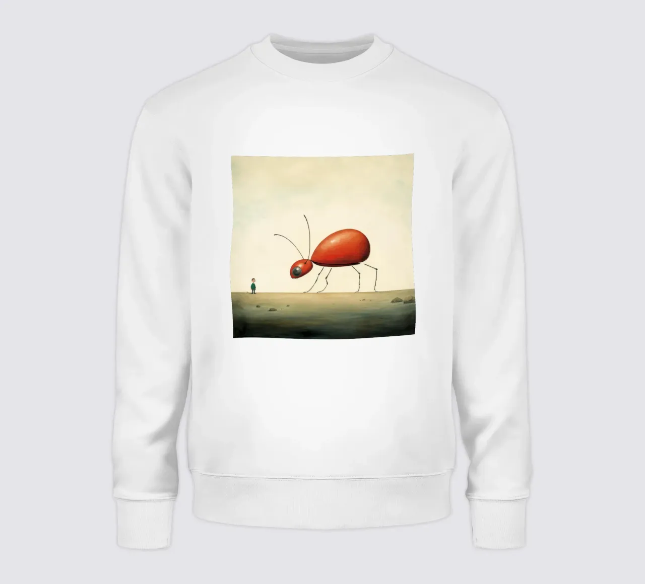 Minimum Mier 1 sweatshirt van Minimal Animal Art