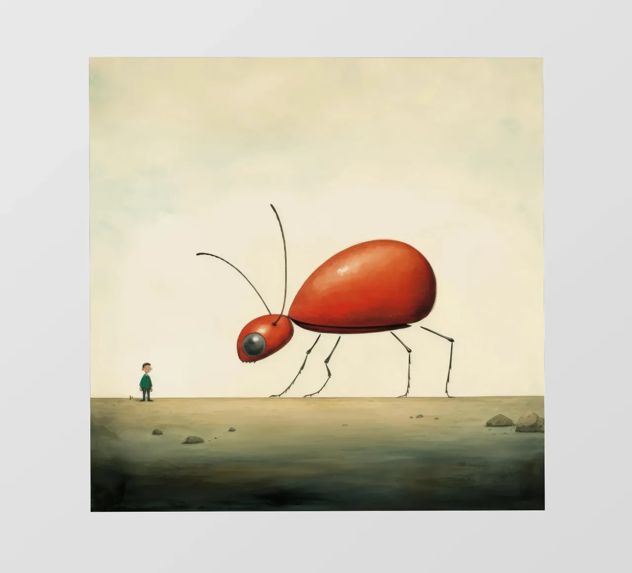 Minimo Ant 1 pellicola backlit da Minimal Animal Art