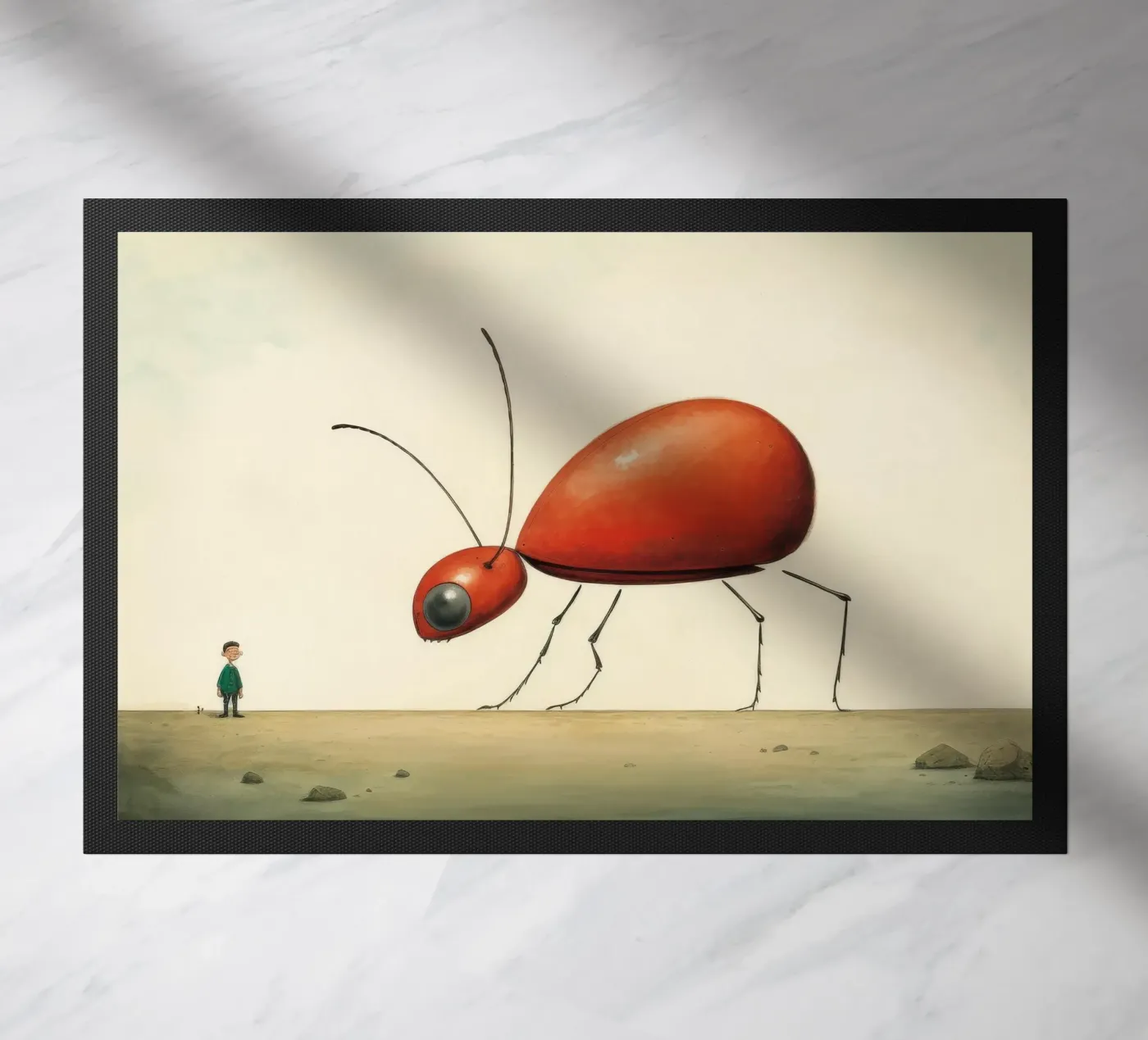 Minimum Ant doormat by Minimal Animal Art