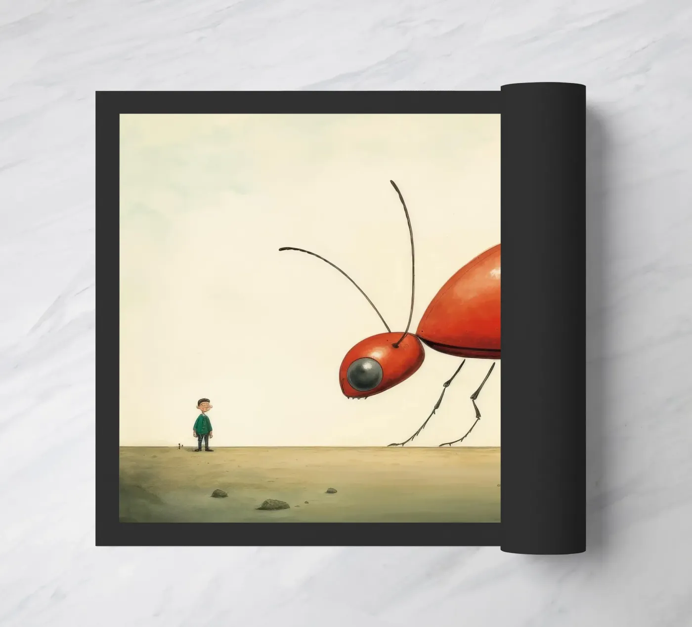 Minimum Ant doormat by Minimal Animal Art