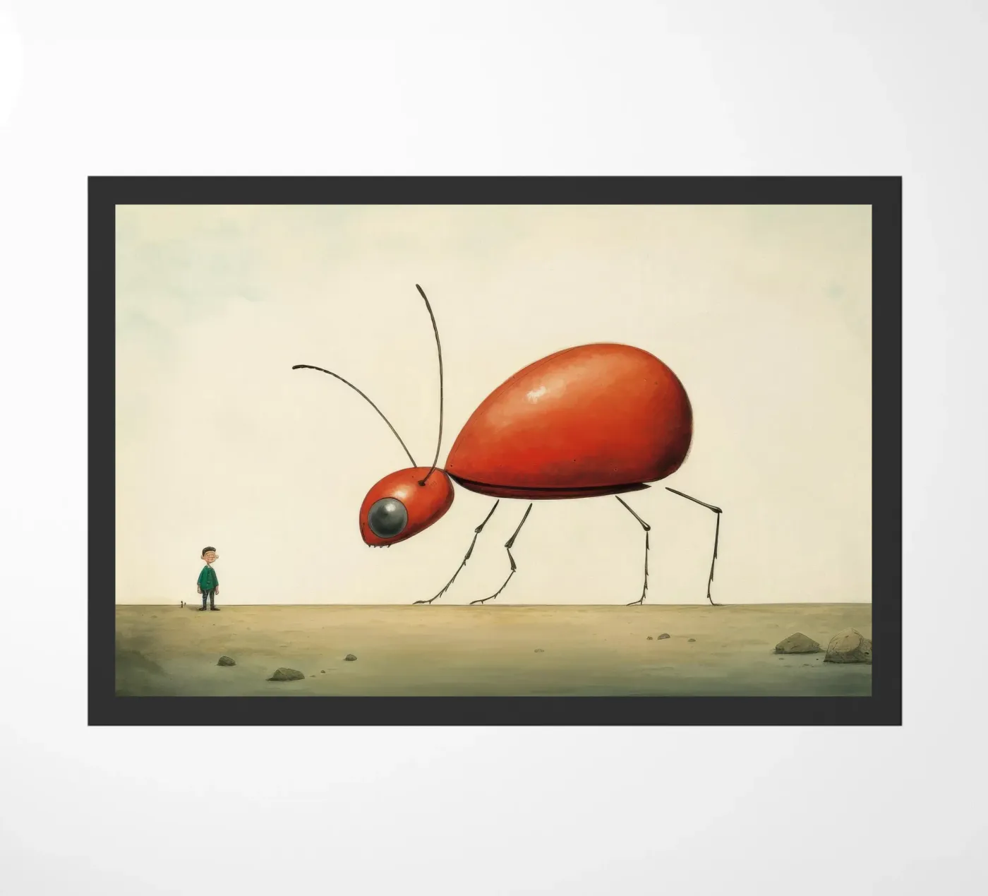 Minimum Ant doormat by Minimal Animal Art
