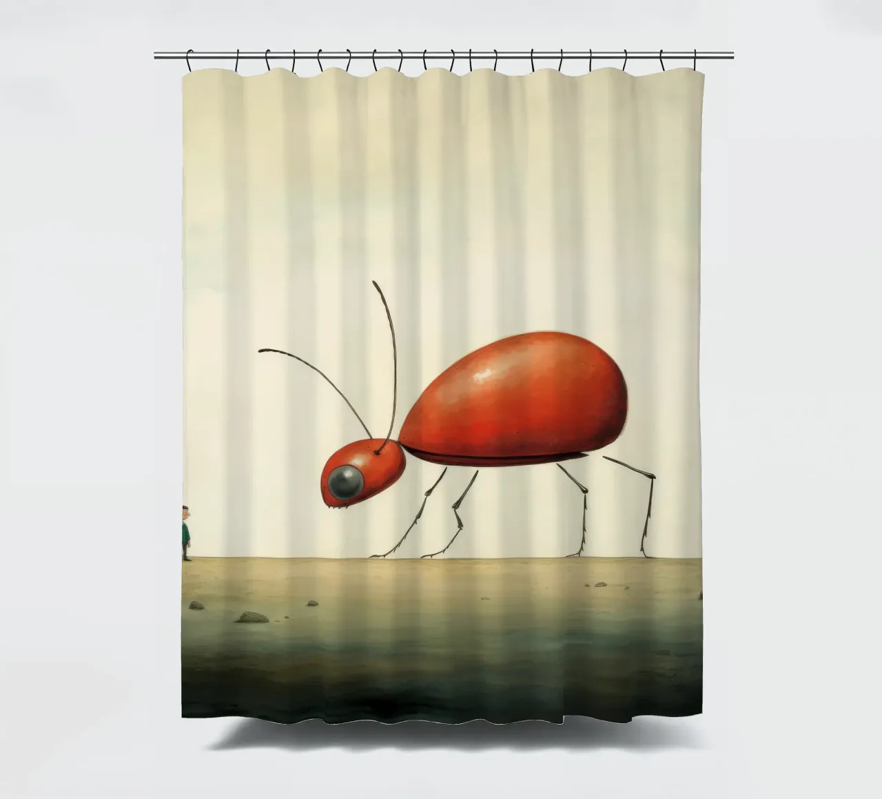 Minimo Ant 1 tenda da doccia da Minimal Animal Art