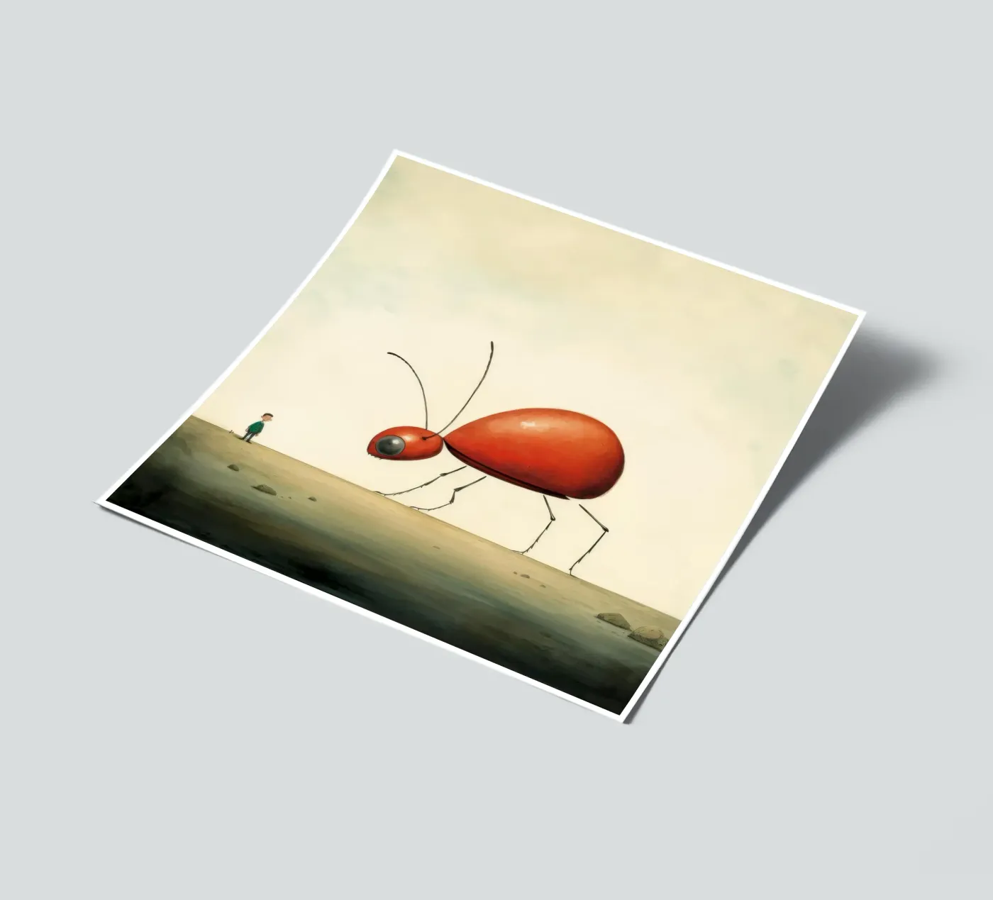 Minimum Ant sticker sheet by Minimal Animal Art