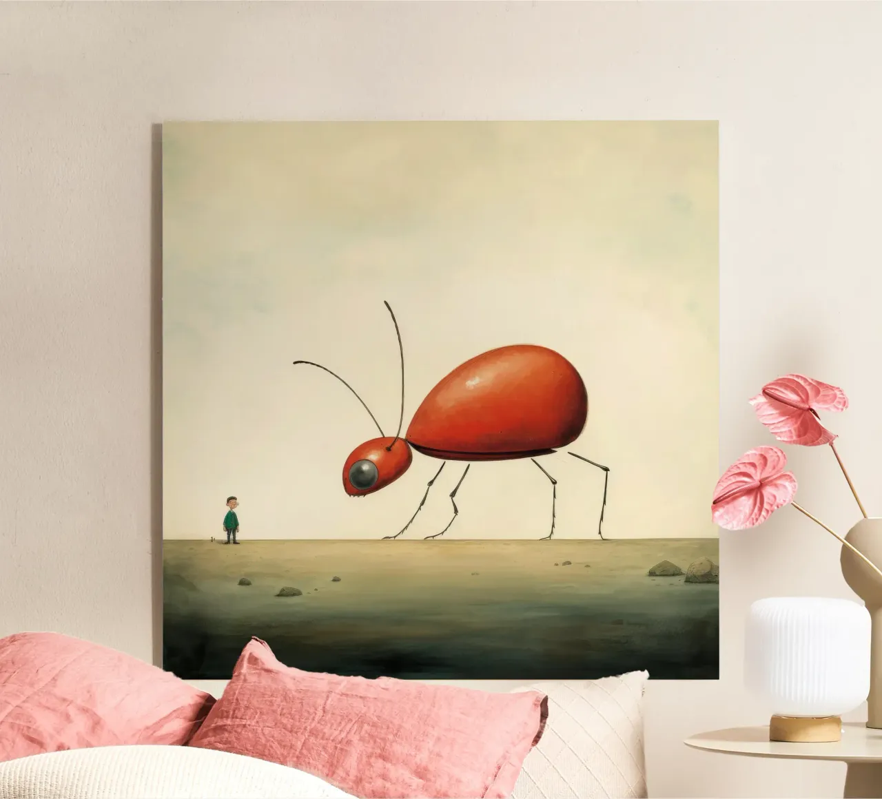 Minimum Ant 1 acrylic glass by Minimal Animal Art