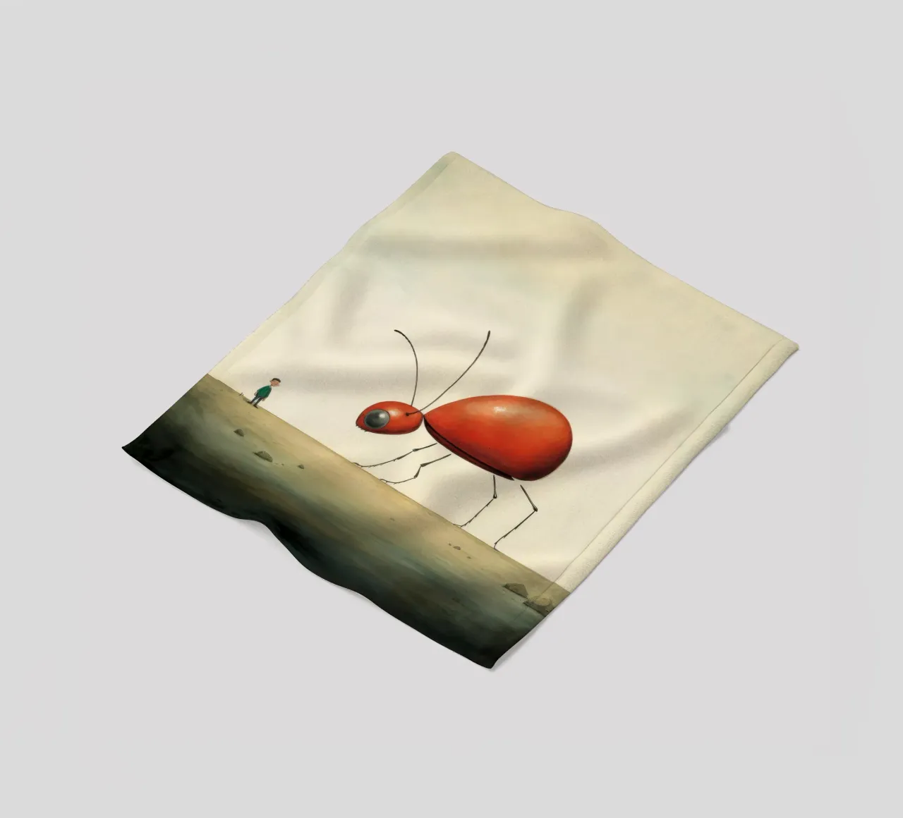 Minimo Ant 1 coperta in pile da Minimal Animal Art