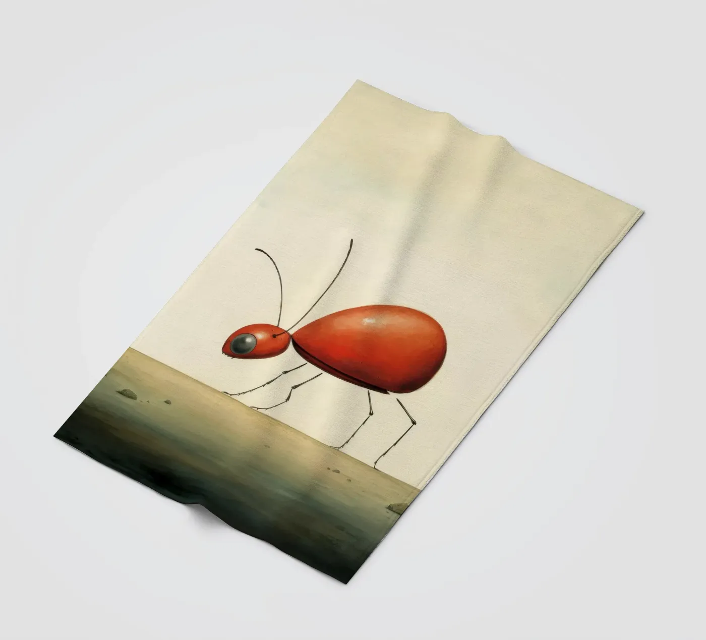 Minimum Ant fleecedeken van Minimal Animal Art