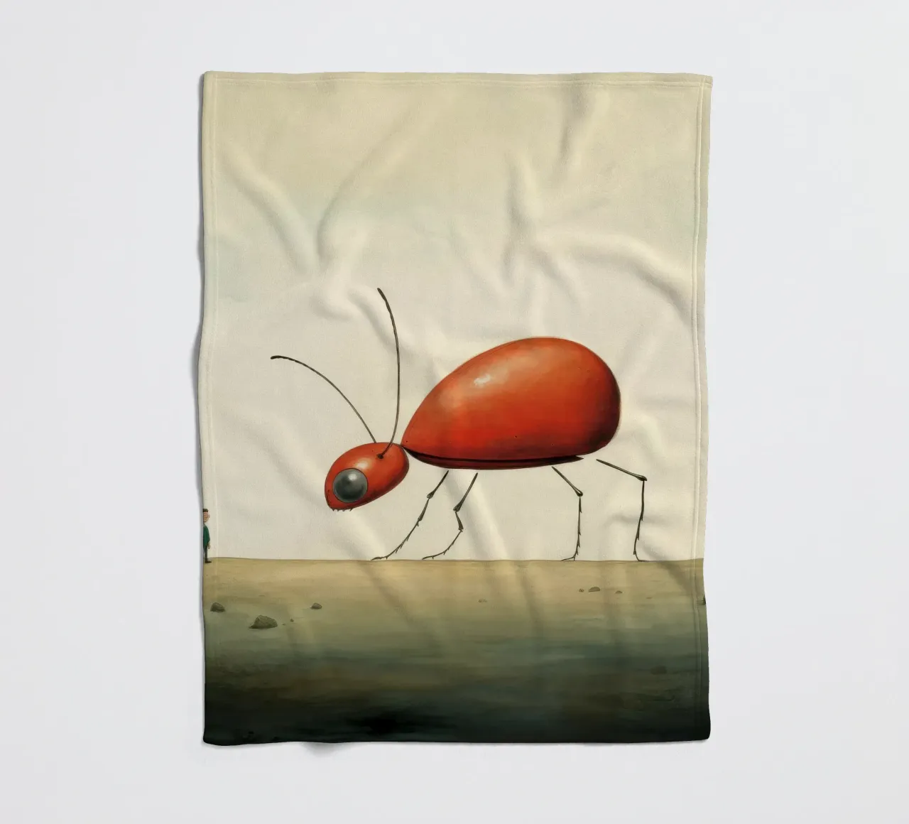 Minimo Ant 1 coperta in pile da Minimal Animal Art