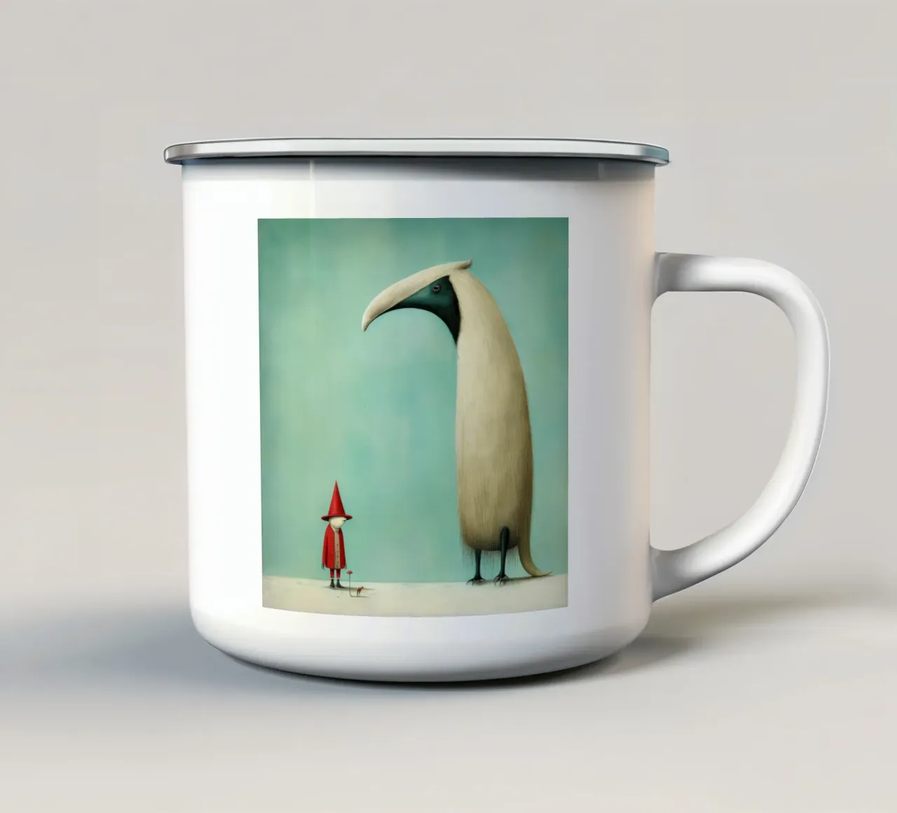 Formichiere minimo 2 tazza in smalto da Minimal Animal Art