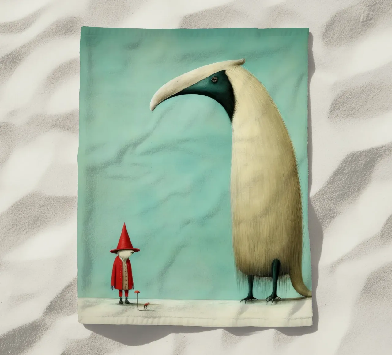 Formichiere minimo 2 telo mare da Minimal Animal Art